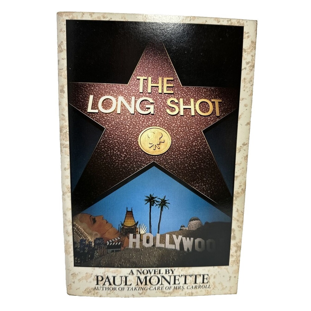The Long Shot Novel by Paul Monette 1988 Paperback Hollywood Drama